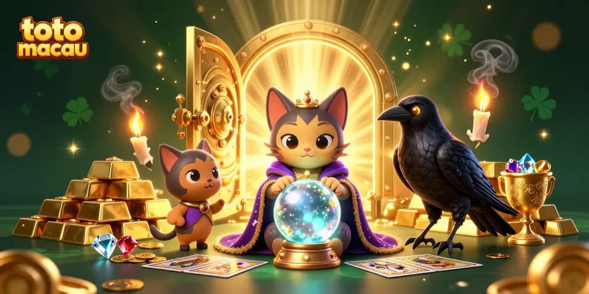 Rasakan sensasi bermain toto macau dengan cat mistik, burung gagak kartu, dan api lilin.