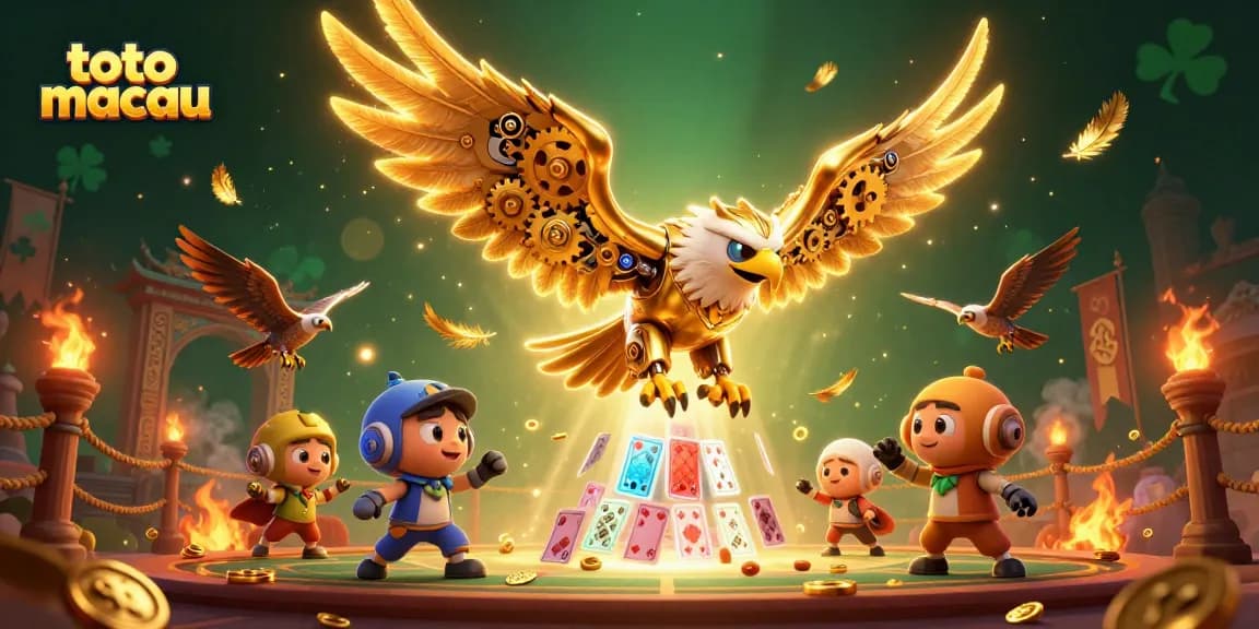 Menangkap strategi taruhan dengan toto macau dalam ilustrasi 3D yang menakjubkan.