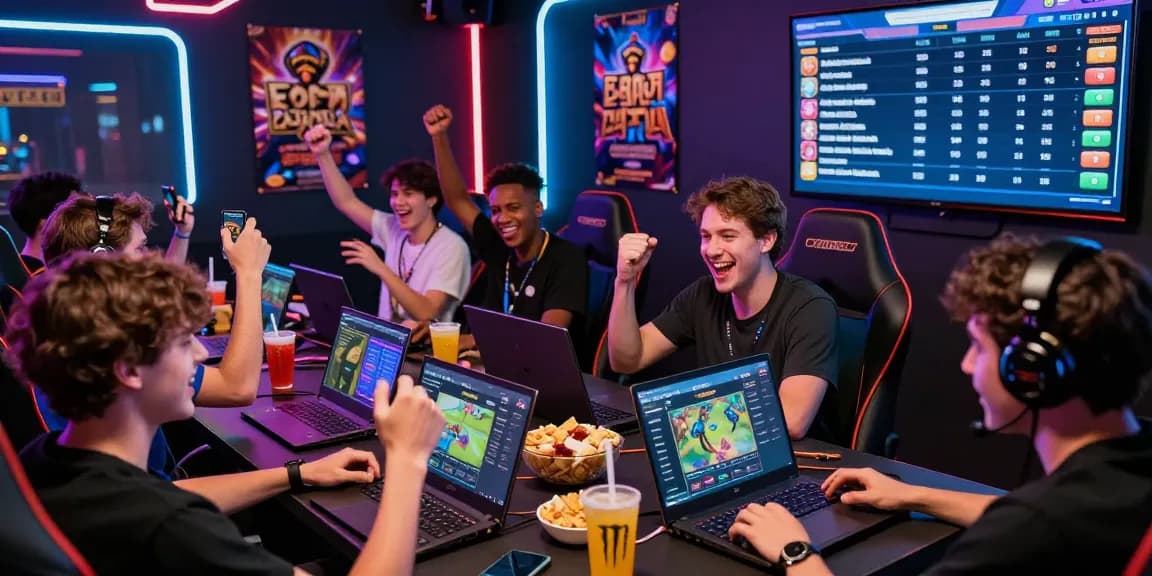 Excited players enjoying their gaming experience on PAKHOKI platform in a vibrant and lively setting.