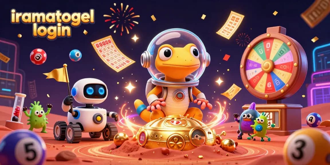 Login iramatogel untuk memainkan lotere dengan telur berwarna-warni dan kasino emas di Mars.