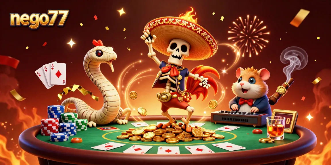 Engage with nego77 for thrilling wins while enjoying vibrant poker action.