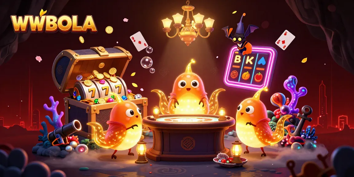 Menangkan slot di WWBOLA dengan permainan menarik dan gaya visual cerah di kasino digital.
