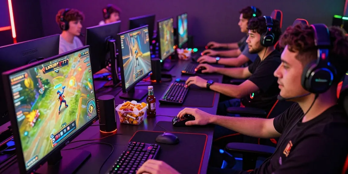Aksi LUXURY777 dalam permainan slot online yang penuh semangat dengan pemain di studio gaming modern.