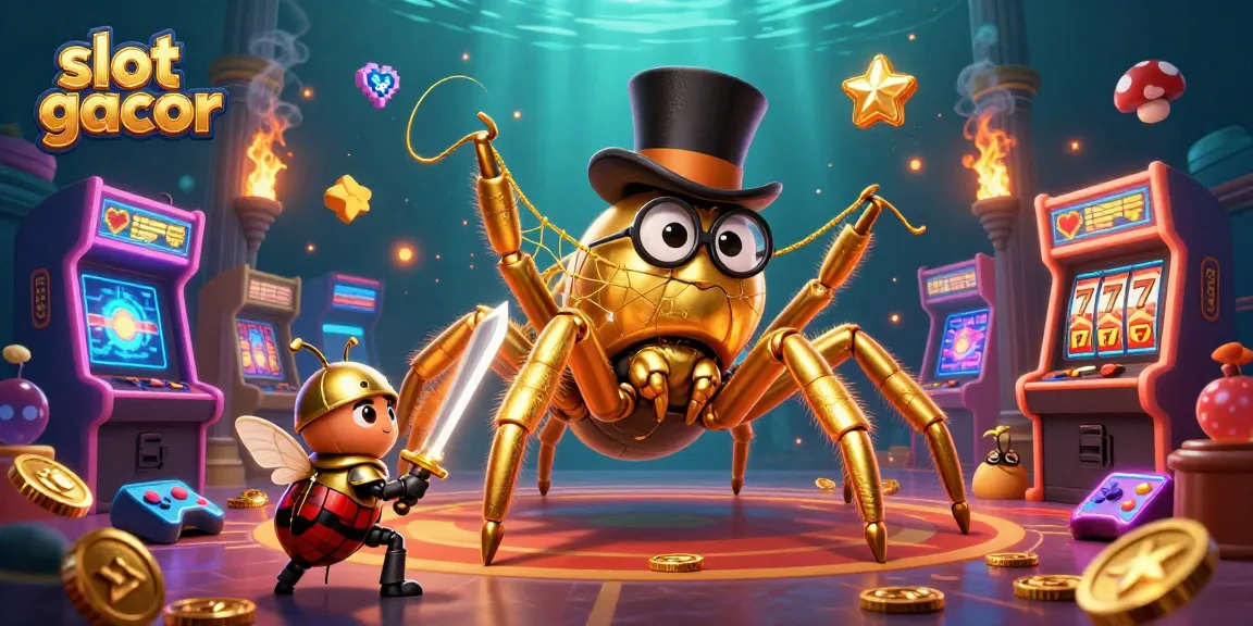 Menangkan slot gacor dengan tarantula emas dan ksatria beetle di antara elemen kasino