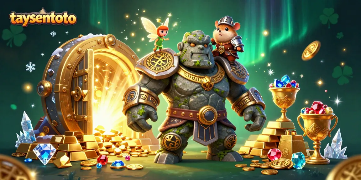 Menang dengan taysentoto sambil bermain di arena game berbasis VIP yang penuh dengan harta karun
